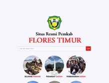 Tablet Screenshot of florestimurkab.go.id